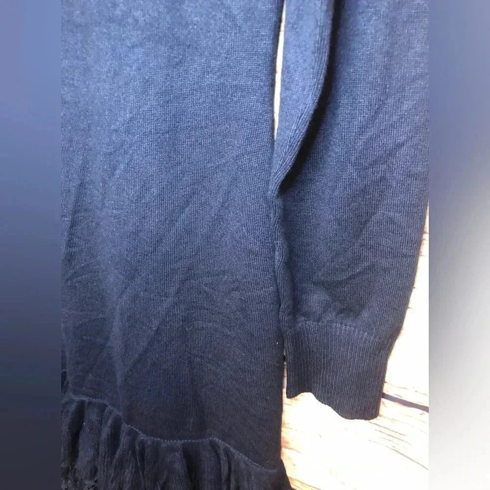 Navy Blue Long sleeve Dress - Picture 10 of 16